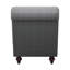 Chaise chic avec capitonnage à boutons, tissu texturé, structure stable et coussin de soutien élégant avec boutons, garniture cloutée, confortable-636457696
