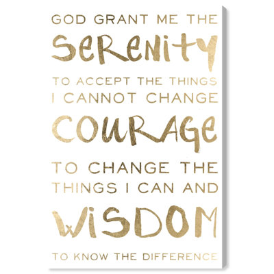 Serenity " Serenity Prayer And Courage Motivation "