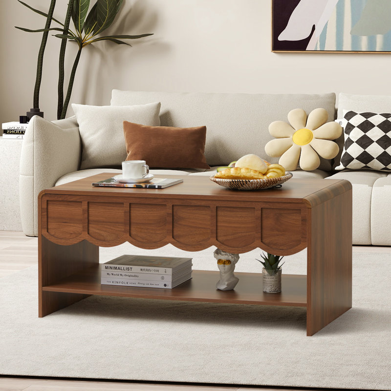 Lift Top Coffee Table With Storage, Walnut