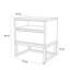 Manufactured Wood Bedside Table