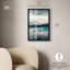 Atmospheric Bands Shadowbox Print, art abstrait vert par Art Remedy-115123861-115123863