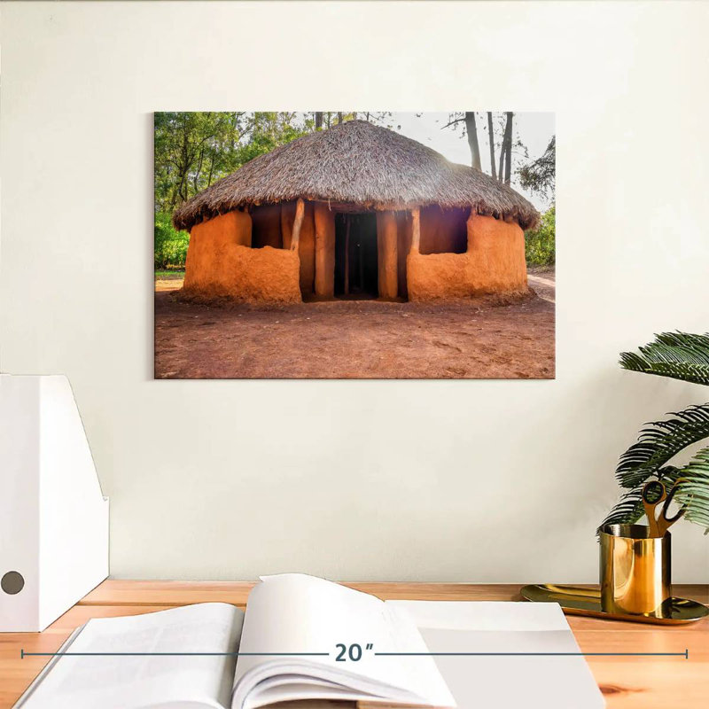 Lilie Kenya Tribal Hut, H 8 po x l 12 po