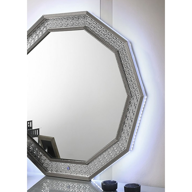 Miroir de style wagon Wililmer