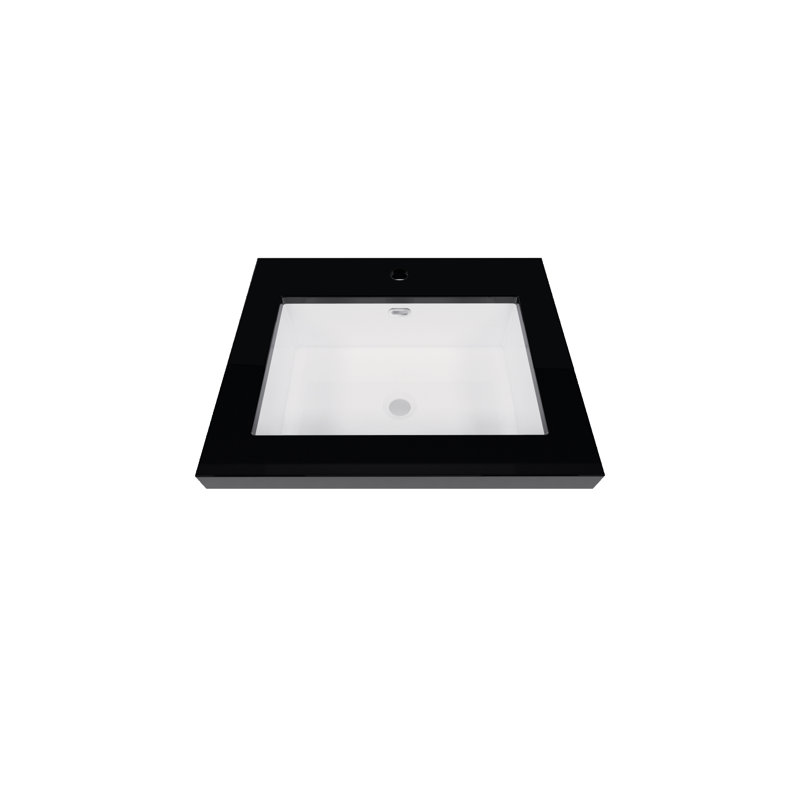 Comptoir simple en acrylique renforcé 24 po Belli