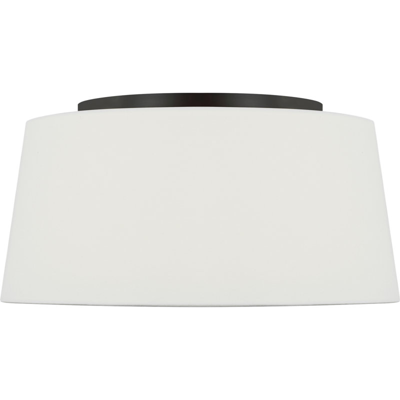 3 - Light LED Flush Mount, Aged Iron, 7.5