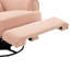 Fauteuil inclinable manuel berçant pivotant Claverton avec revêtement en chenille-116427463