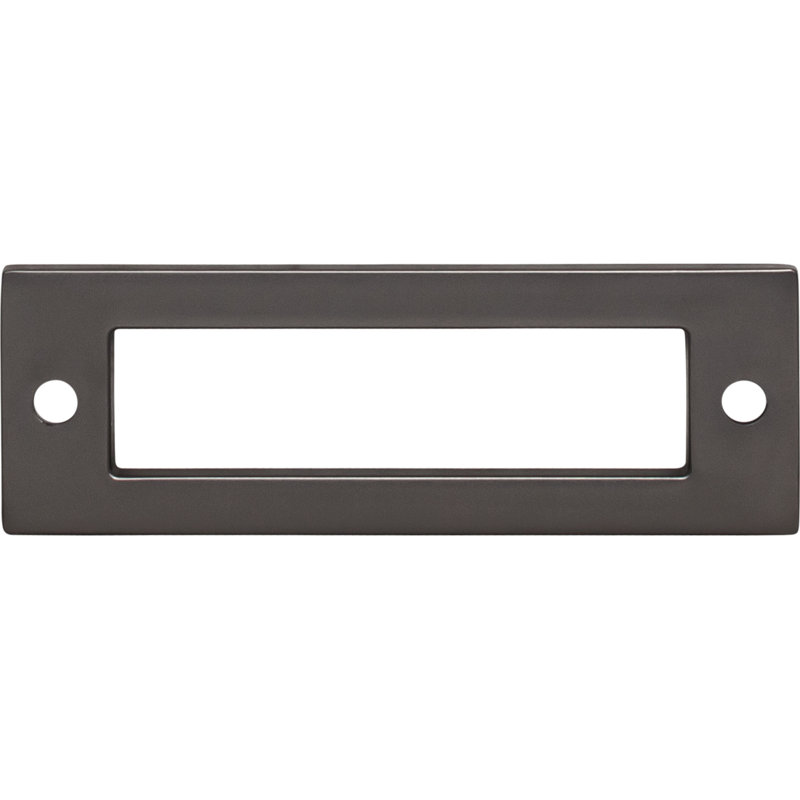 Hollin  Backplate, 1.19" H x 3.5" W x 0.13" D, Ash Gray