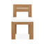 Beja Outdoor Teak Dining Side Chair-1445009111