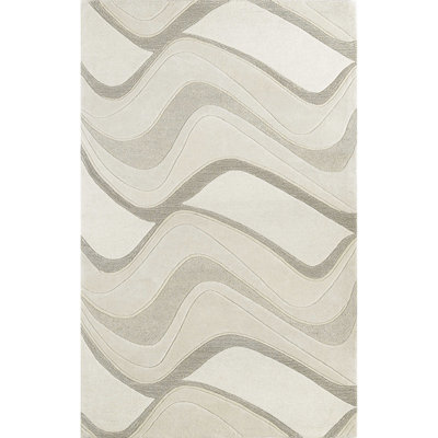 Tapis ivoire en laine 8 pi x 10 pi 6 po