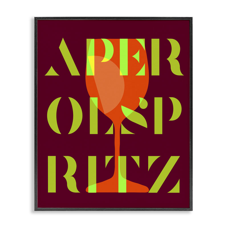  Art moderne, estampe numérique encadrée par Daphne Polselli, Giclée encadrée noir minuit, H 30 po x l 24 po