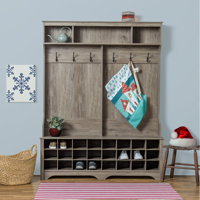 Sac à linge maisons de Noël, Vert, Petit (H 29 po x l 18 po)