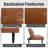 Armaquis Twin 66'' Faux Leather Convertible Sofa-1806124476