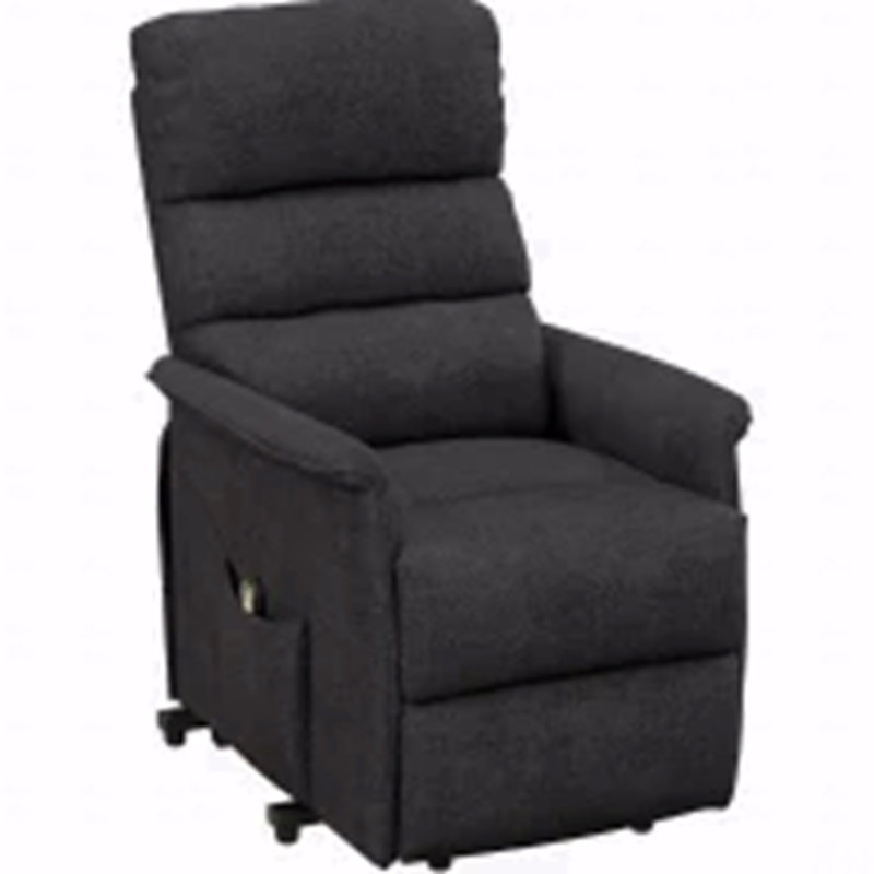 Electric Lift With Recliner Function Chair With Remote Control, Black, Black
