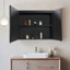 Armoire à pharmacie à DEL avec miroir, désembueur, antibuée, lumières à intensité variable