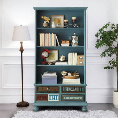 American-style Country Solid Wood Display Cabinet