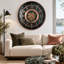 THE GEARS CLOCK Wall Clock with Real Moving Gears SD-LI_ 24 in Round GOTHENBURG