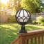 Lampadaire d'extérieur 1 lumière avec treillis Fairmont