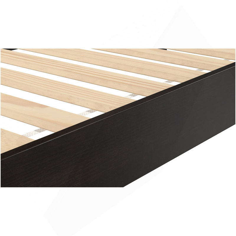 Lit plateforme simple - noir, Lit simple, Noir
