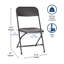 Chaises pliantes en plastique Armando-1235067510