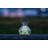 Solar Glass Tea Lantern - Tidal Blue