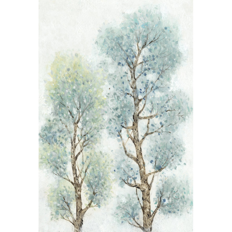 Tranquil Tree Tops II - Painting, 91 cm H x 61 cm W, Wrapped Canvas