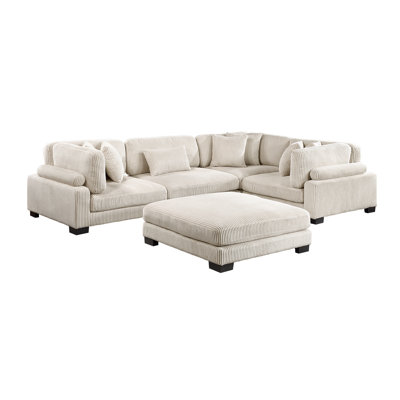 Larry 5-piece Modular Sectional With Ottoman