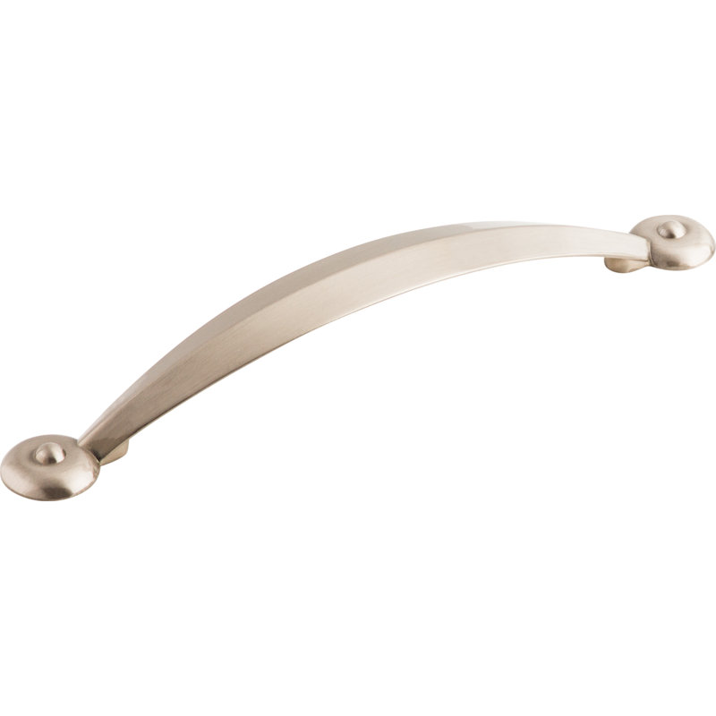 Satin Nickel Brushed Cup Handle with Mounting Hardware