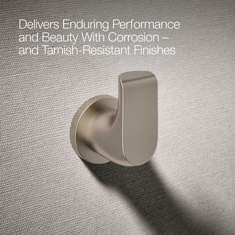Avid® Robe Hook, Vibrant Brushed Nickel