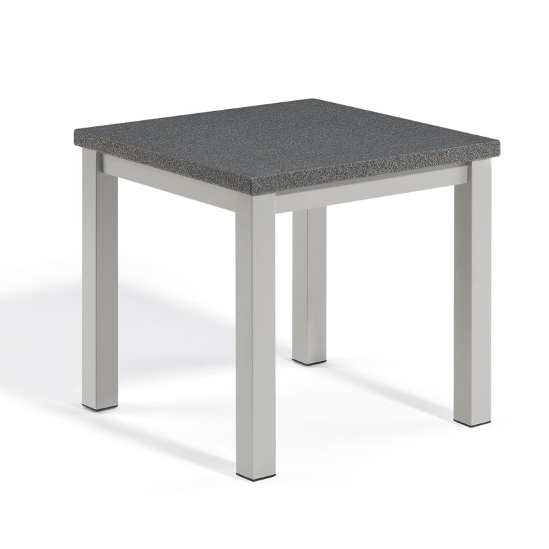 Travira Outdoor Square Teak Side Table