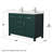 Beckett 48" Freestanding Double Bathroom Vanity with Quartz Top-108352017-108352013-108352014
