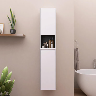 Armoire murale de salle de bain 12 po avec 2 portes à fermeture douce 12 po