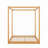 Canopy Platform Bed With Support Legs