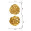 Set Of 2 Rose Hanging Wall Accents-693489422