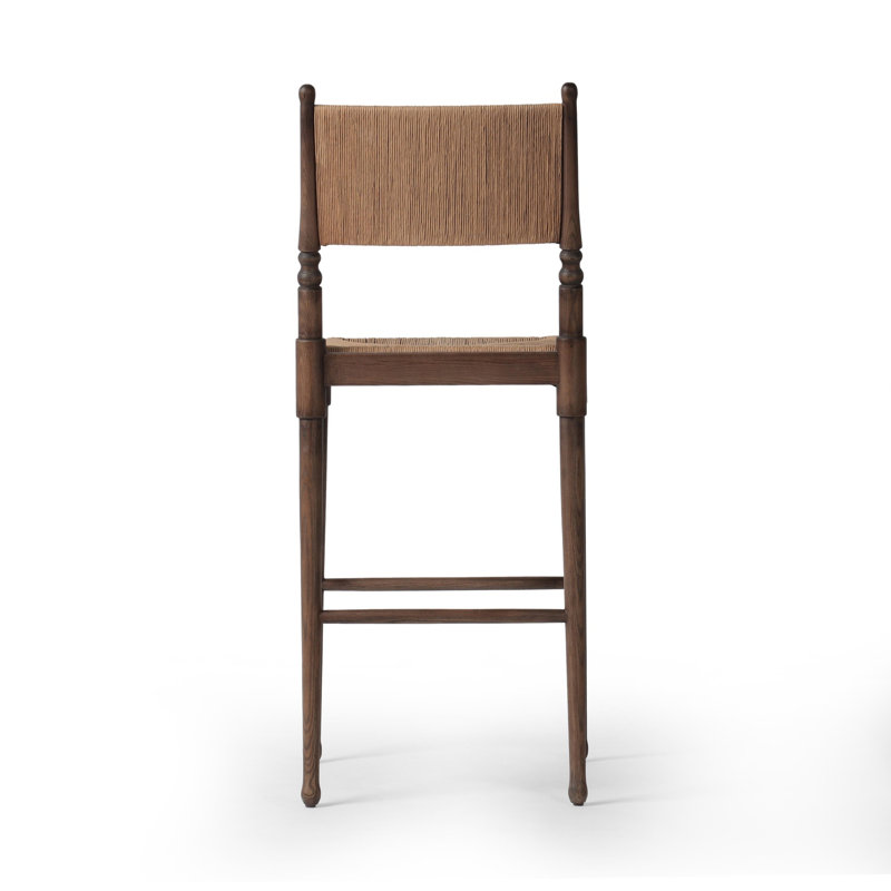 Fayth Bar Stool, Bar Stool (29.5" Seat Height), Antique Walnut