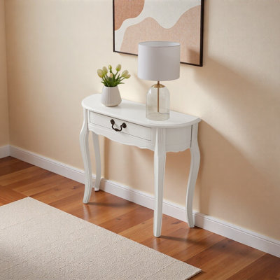 American-style curved entrance cabinet