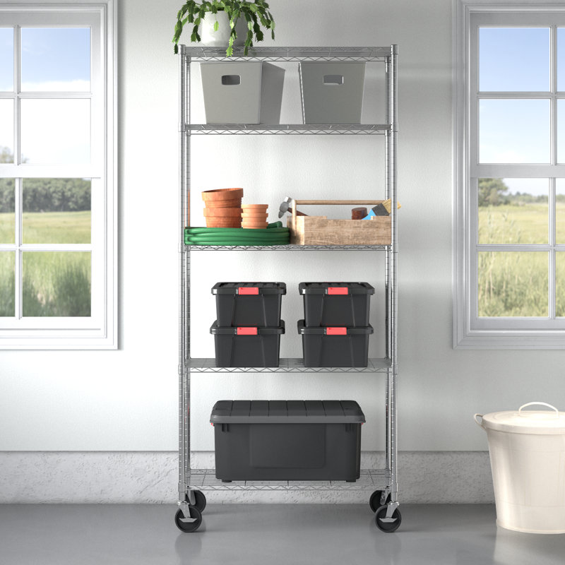 Étagère Aranza H 75,98 po x l 14,2 po x P 35,98 po