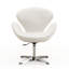 Fauteuil ballon pivotant rembourré en laine Raspberry-51336370