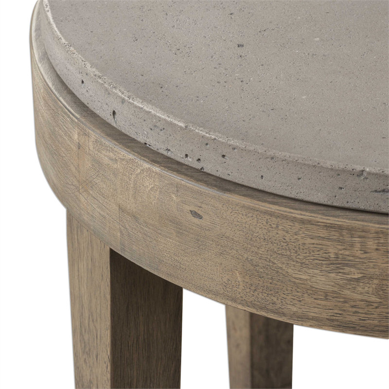 Antravia Concrete Top End Table