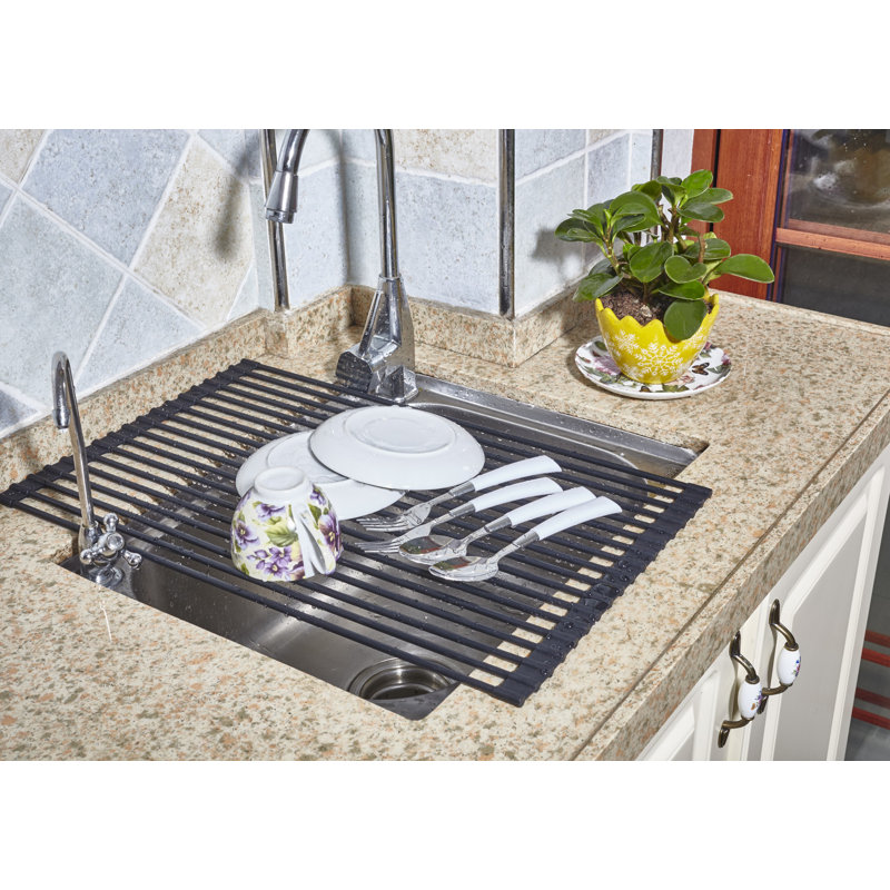 Stainless Steel Dish Rack, Black