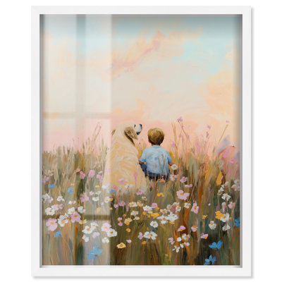 «Sunset Companions Shadowbox Print» par Art Remedy