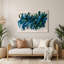 «Lyrical Abstraction 62», art mural en métal vert-650899366