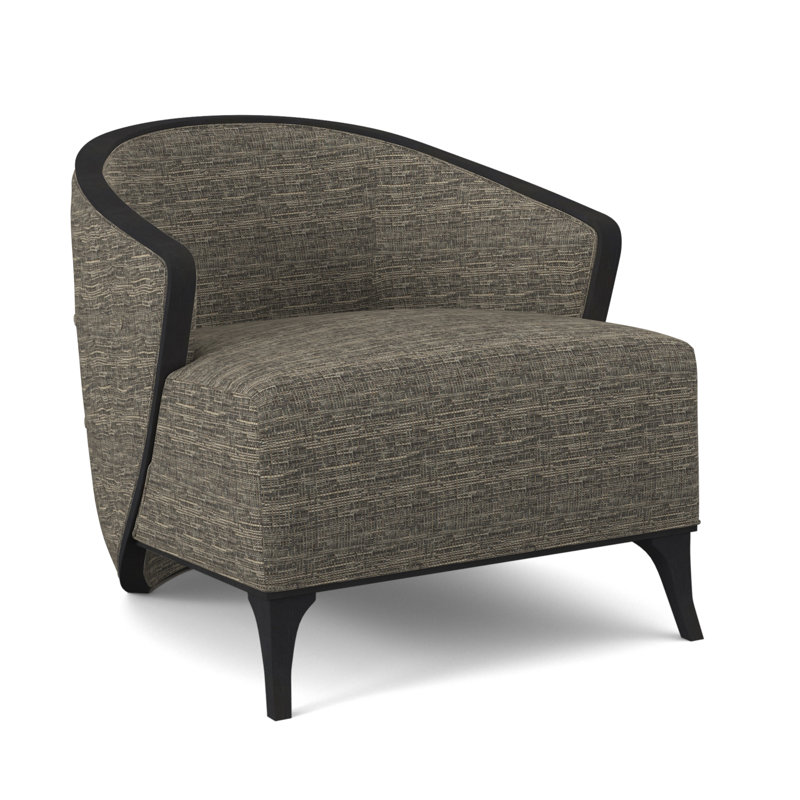 Penegrine Lounge Chair, Espresso, Venice Linen