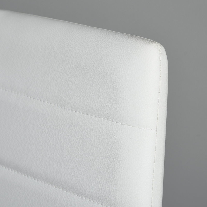 Mohrsville 18.9'' H Linen Upholstered Dining Chair, White