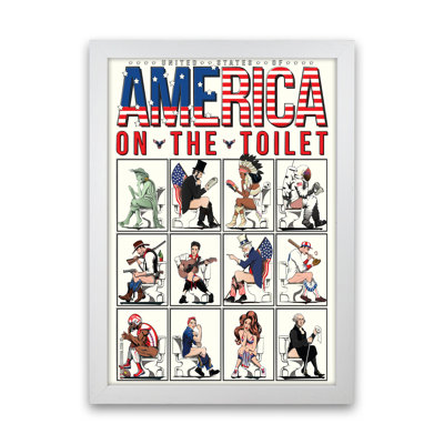 America On The Toilet - Print