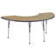 Table d'activité demi-lune 36 "x 72" avec pieds réglables-39310949-99075976