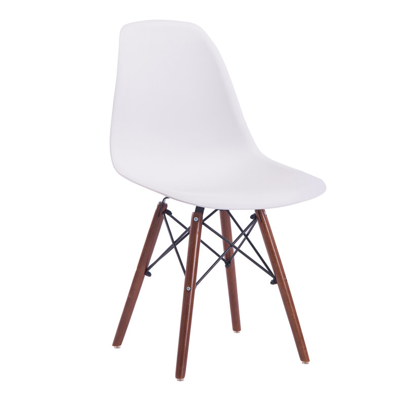 Chaise d'appoint Custer, Blanc, 4