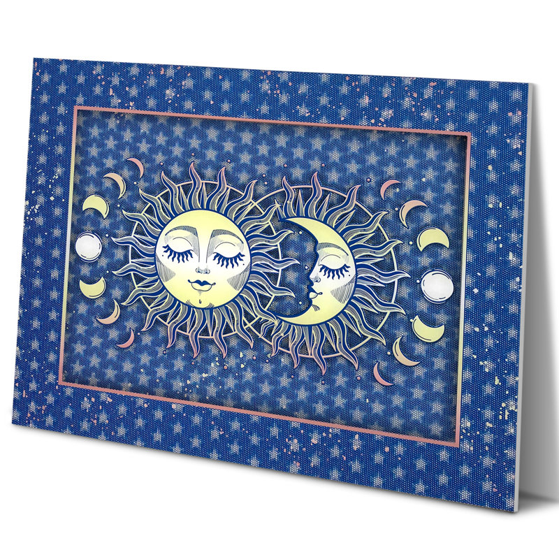 Boho Wall Decor on Polycarbonate Panel, 16'' H x 16'' W x 0.2'' D