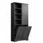 Armoire de rangement pour salle de bain avec portes et tiroirs-1272800013