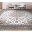 Tapis oriental gris / ivoire / beige noué à la main Oriental