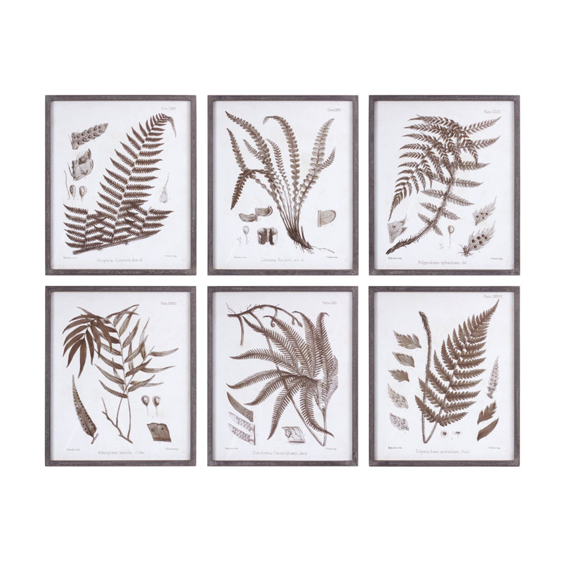 Ensemble de 6 décorations murales
